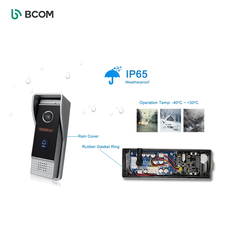  Bcomtech Новое поступление видеодомофон с высоким разрешением