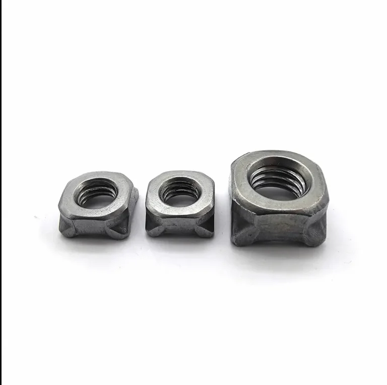 M6 Steel Square Nuts Chinese Manufacturers Factory Direct Sale Stainless Steel DIN 928 Square welded nut Fasteners