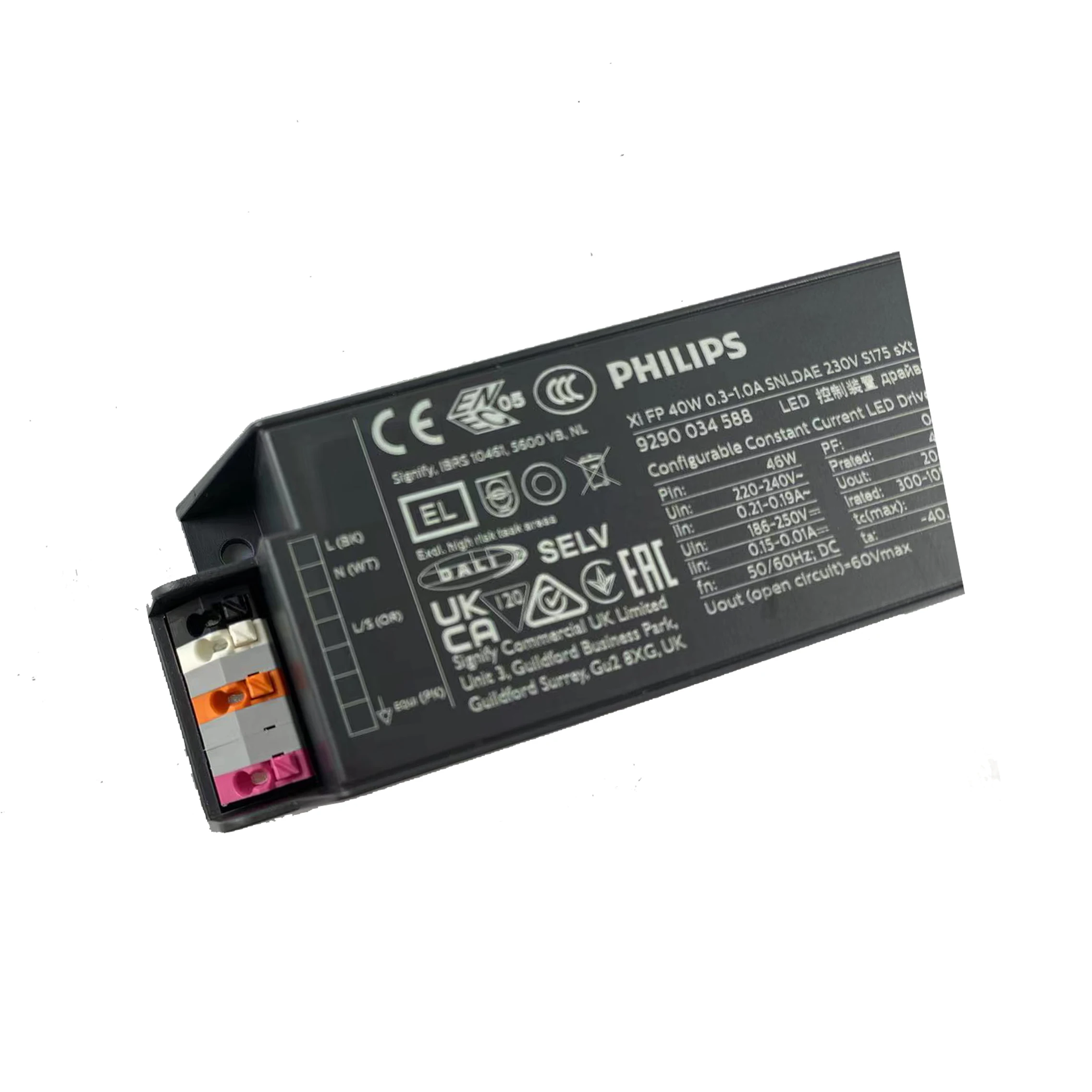 Xitanium FULL Prog LED Xtreme drivers Xi FP 40W 0.3-1.0A SNLDAE 230V S175 sXt 929003458806