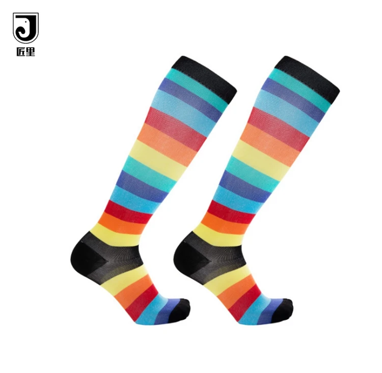 JL-Y002 Newest sale solid color organic cotton material warm girls knee high socks