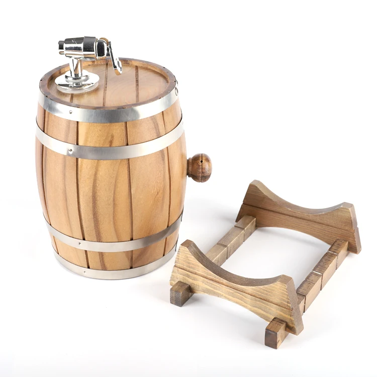 Morezhome 1L lightweight small aluminum foil inner bag Whiskey Barrel wooden wine racks