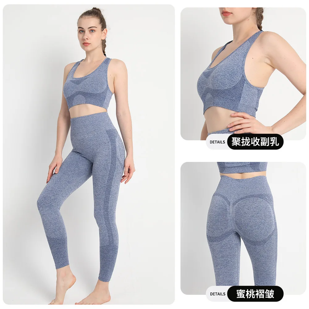 Colorful High-Waisted Leggings for Women All Sizes Knitted Fabric Casual Sport Style for Fitness Yoga Gym Workout