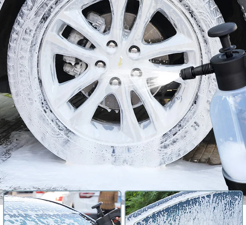 Car wash pressure sprayer foam sprayer car wash seametal 2l hand pump foam sprayer for car