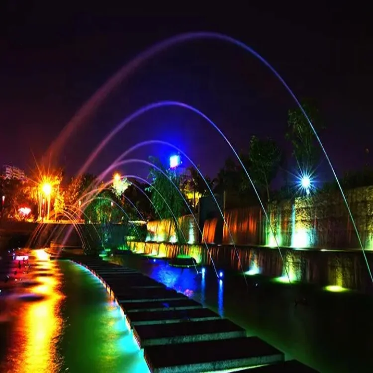 Home Landscape Laminar Jumping Jet Fountain Interactive Dancing Fountain for pool