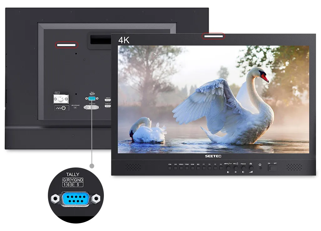 Для SEETEC 21 5 Дюймов 3G-SDI/ 4K HD широковещательный Переносной монитор с IPS Full 1920x1080