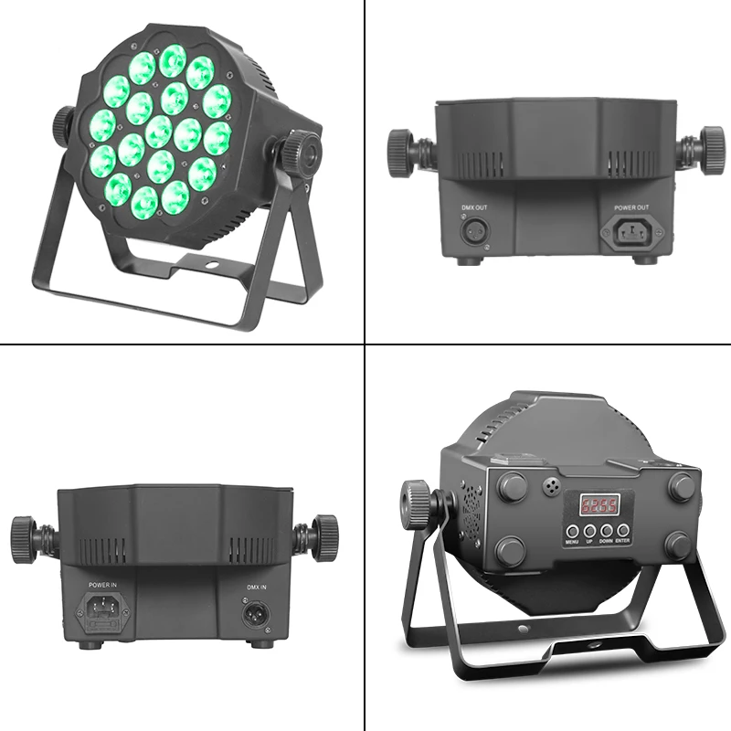 Dj Party Disco Wedding Stage 18pcs Rgbw DMX Control 3in1 Led Par Light