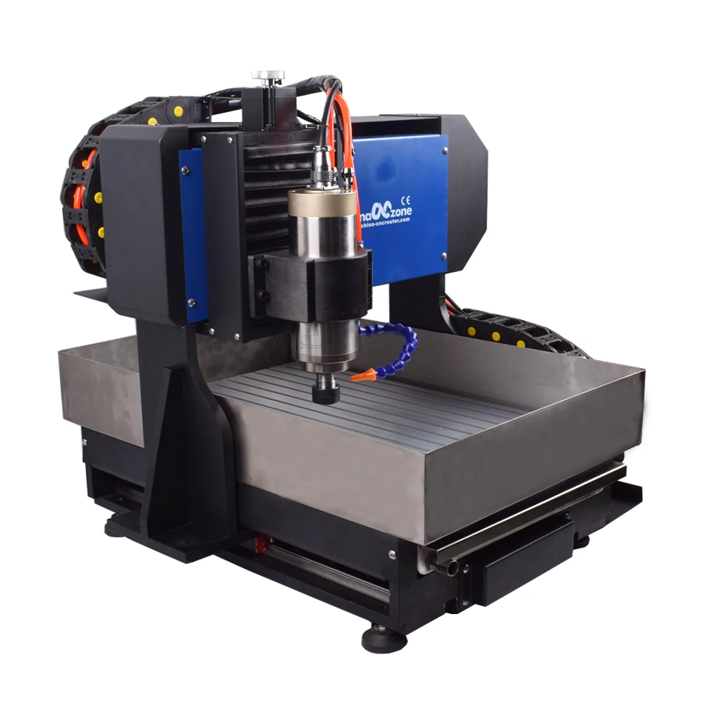 
mini desktop 3/4 axis 2200W water cooling spindle cnc 3040 engraving router machine for steel copper aluminum 