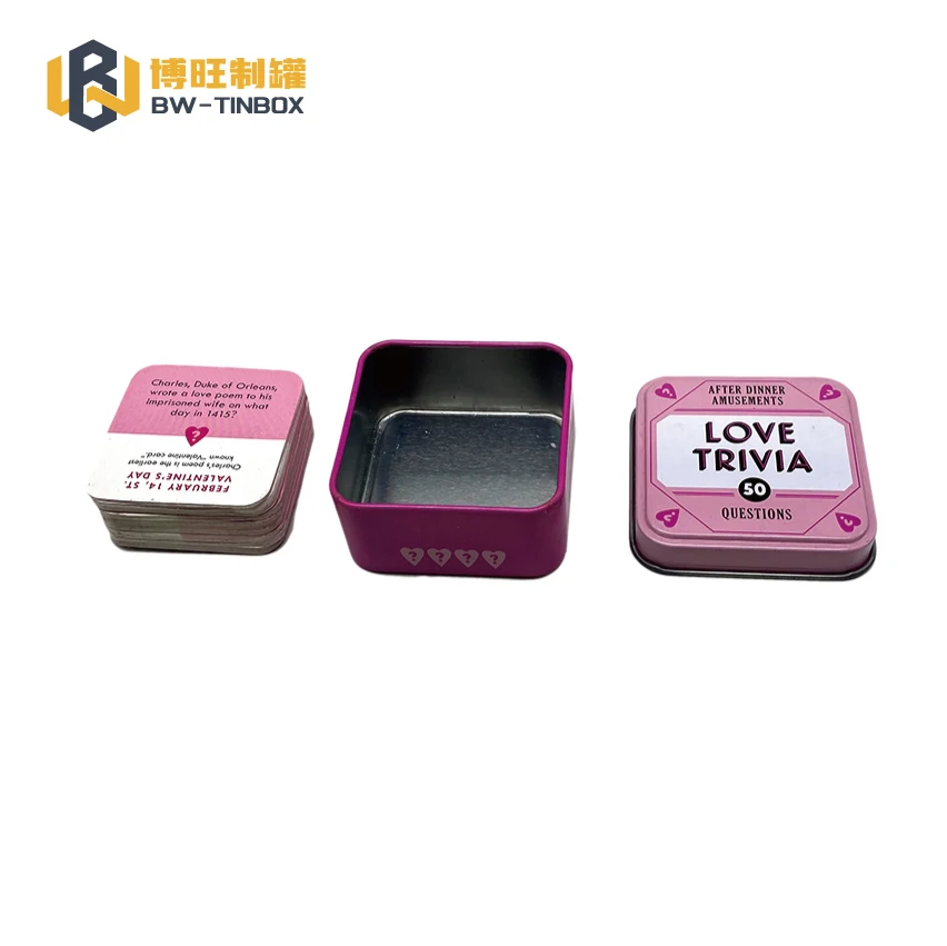 Custom cookie tin can caned food tin packaging metal boxes embossed cookie tin jars