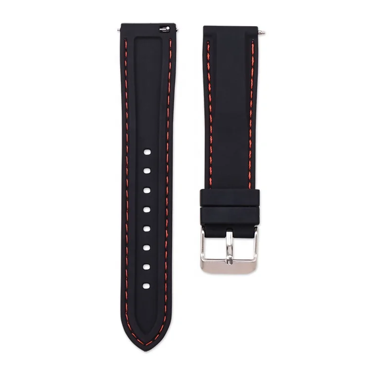 Silicone Strap for Samsung S3 Strap ticwatch Watch with 18mm20mm Switch Ears