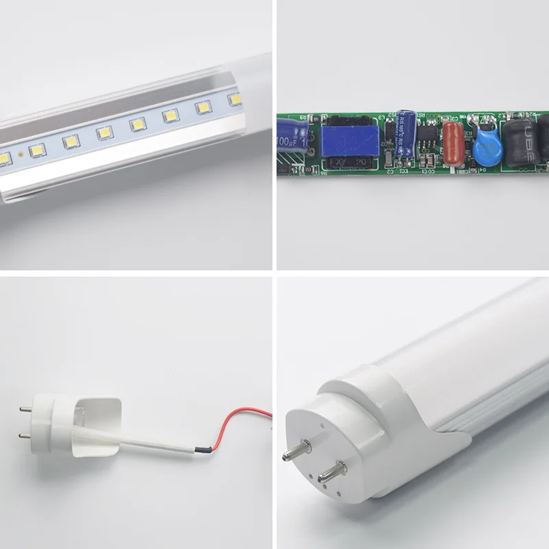 High quality Aluminum PC LED Tube 1200mm 18W 20W 22W Lamp G13 T8 LED  Glass Tube Light