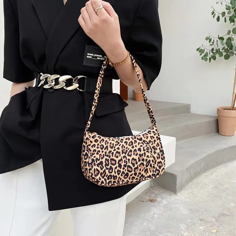 FS163 New ladies bag 2024 personalized printed pattern underarm shoulder handbagZebra leopard print Ladies exquisite handbag