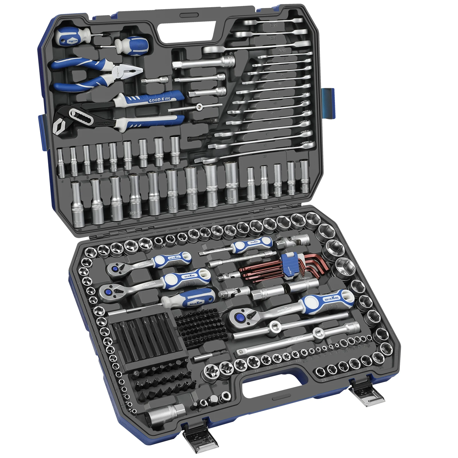 239 pc Professional Automotive Hand Tools Set Made Of Carbon Steel and CR-V material for auto repair/household decoration