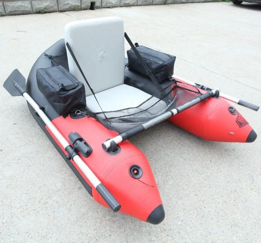 china inflatable fishing boat float tube belly boat 1 person inflatable fishing belly boat