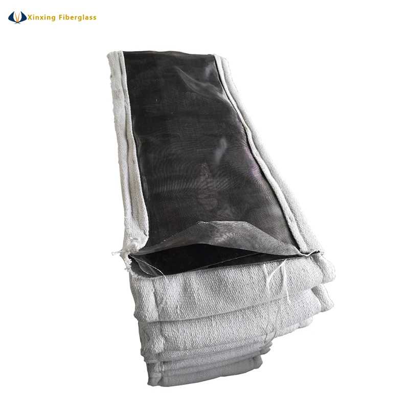 Non-metallic Expansion Joints Boiler Flue Glass Fiber Fabric using at 1200 Celsius degree