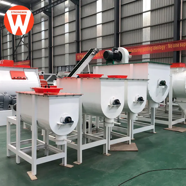 CE certification Easy operation 1000kg/p pig cattle poultry animal feed mixer with factory price