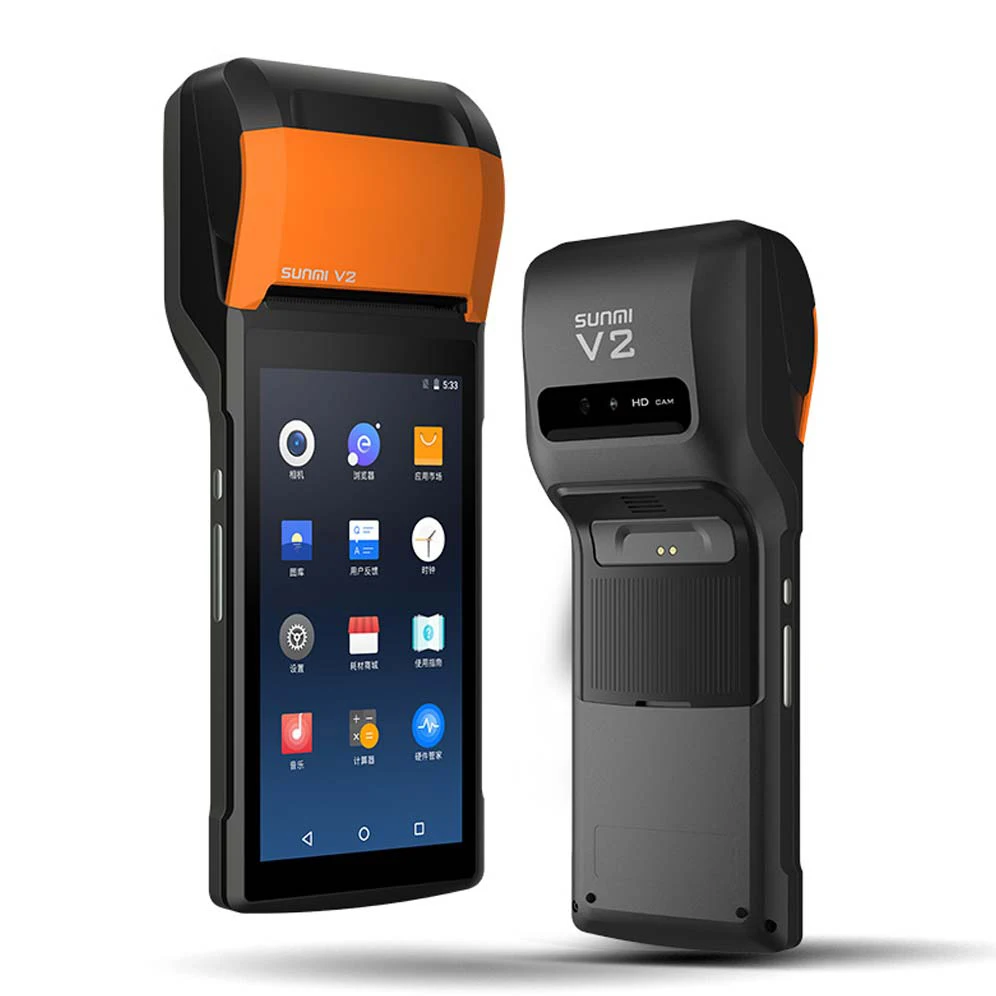  Портативный Android PDA с терминалом сканера штрих-кодов SUNMI V2 Wifi BT коллектор