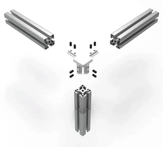 aluminum profile office furniture aluminum alloy accessories