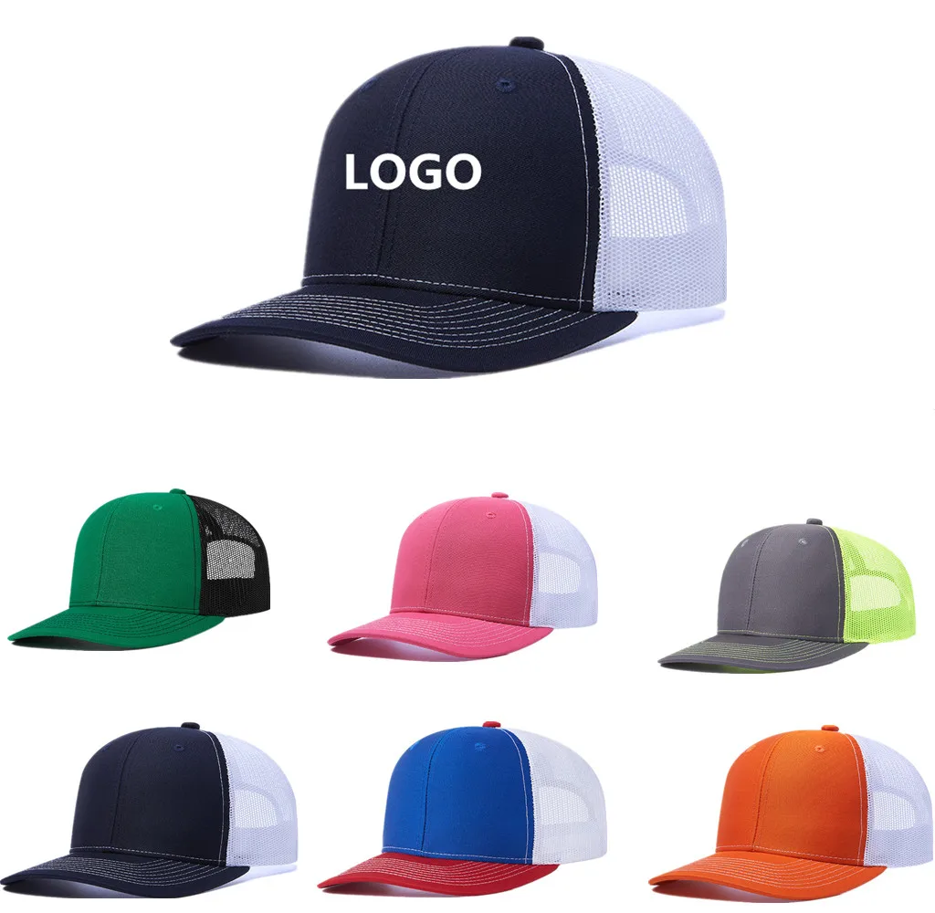 Custom baseball cap LOGO custom mesh cap high quality truck driver hat custom outdoor sunshade mesh cap