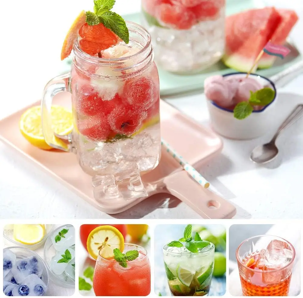 Силиконовая форма для кубиков льда с 24 полостями