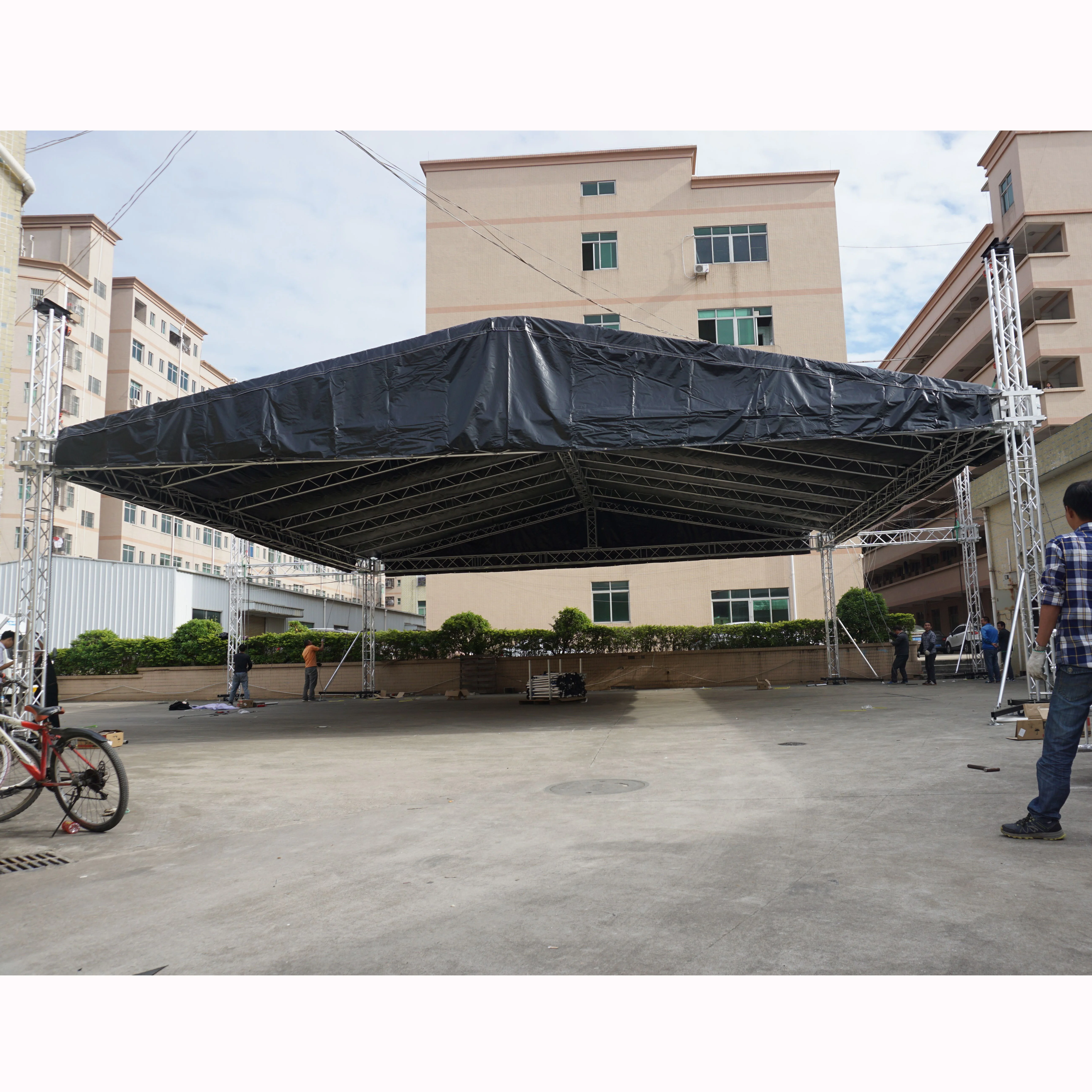 
Aluminum truss block for truss roof system aluminum 