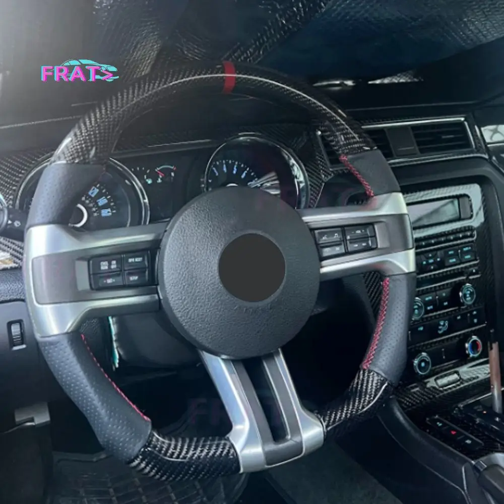 Рулевое колесо из углеродного волокна для Ford Mustang GT Shelby GT500 V6