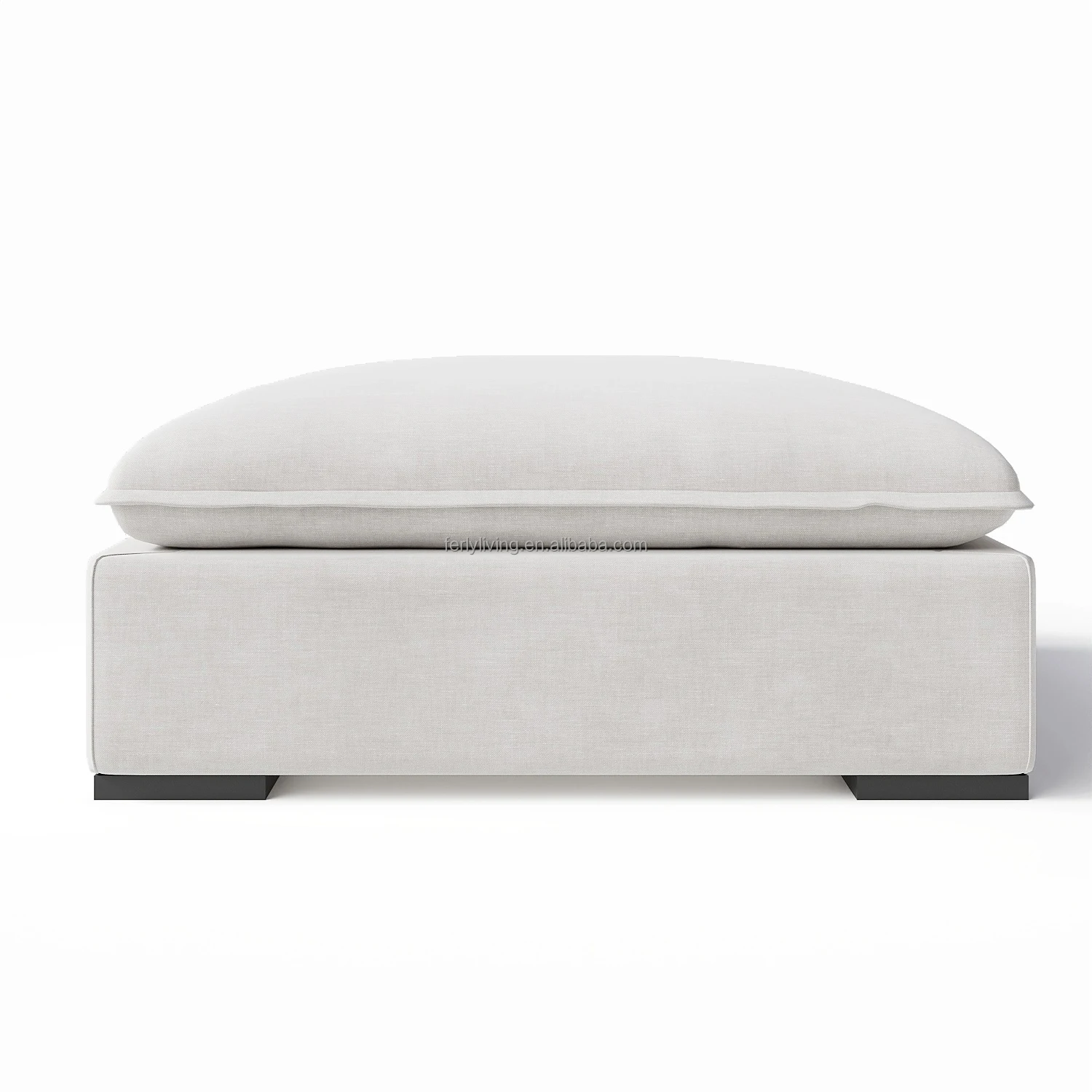 FERLY Comfortable Contemporary Nordic Style Furniture Living Room Sofa MultiSeating U-sectional Sofa With Ottoman