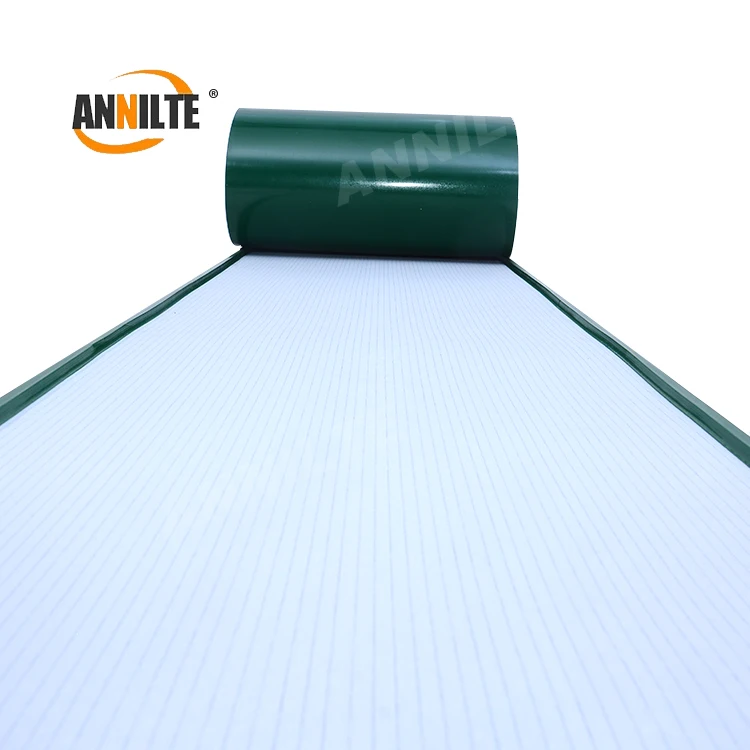Annilte  manufacture custom pvc Industrial Belt add Guide Bar Pvc Conveyor Belt