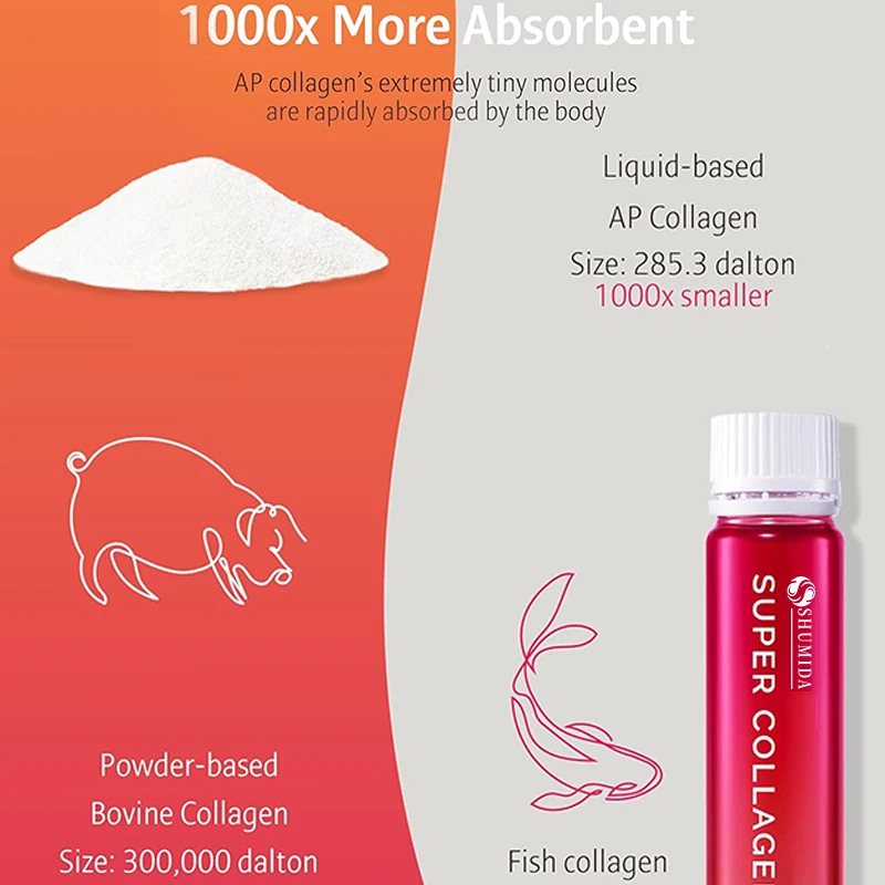 Custom Dietary Supplement Collagen Oral Liquid Drink Collagen Peptide Drink Collagen Drink For Skin Whitening