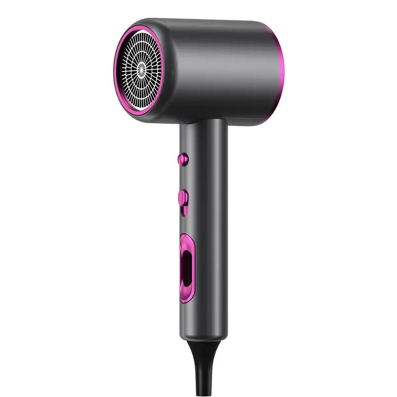 Professional Salon Hair Dryer,Powerful 2400W Fast Drying Low Noise Blow Dryer,Lightweight Hairdryer for Home Travel with Nozzle