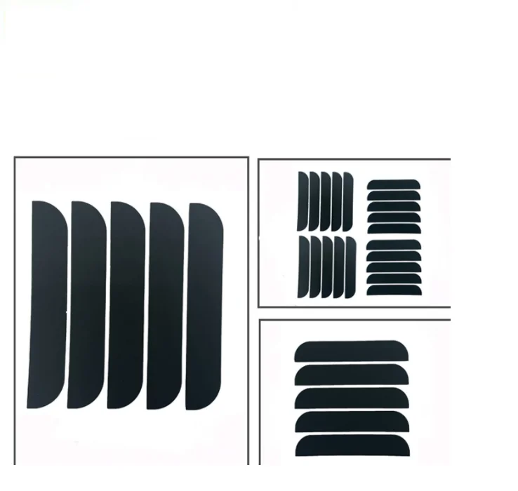 customized shape silicone 3m self adhesive feet pad die cutting silicone pad