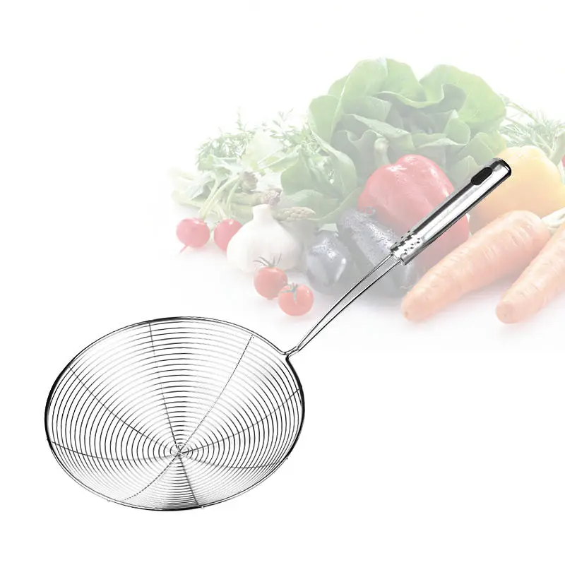 Multifunctional Home Use Stainless Steel 304 Mesh Strainer Colander Food Grade Cooking Tool Wire Strainer