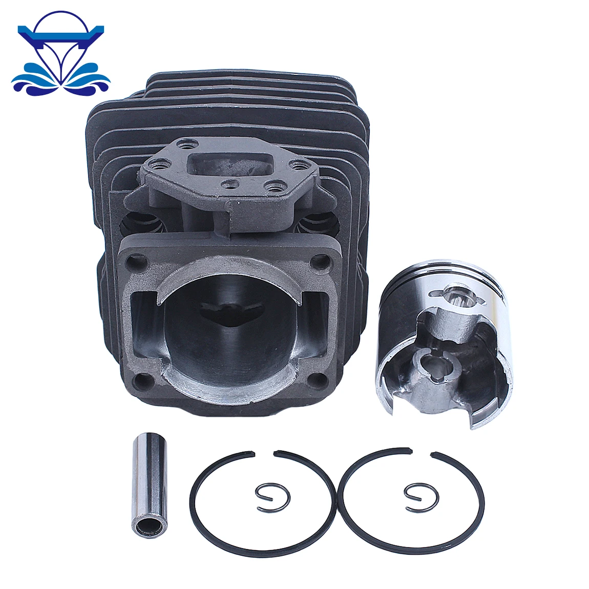 Field Mower Engine Dia 40mm Cylinder Piston Ring Kit for Husqvarna 143R-II 443R Grass Trimmer