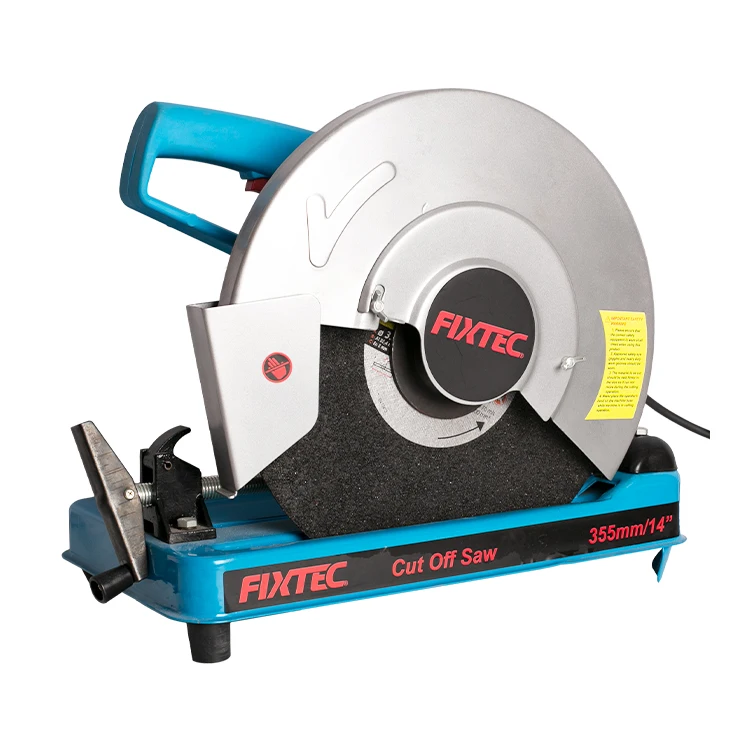 FIXTEC Industrial Cut off Machine Heavy Duty 355mm Chop Saw 2000W Metal Cut off Saw Machine