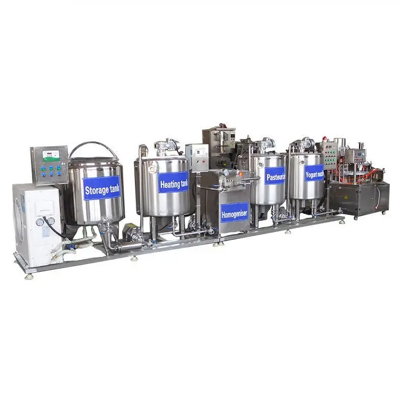 milk fermentation tank/ bottle milk sterilizer machine/ yogurt production line from milk powder Most popular