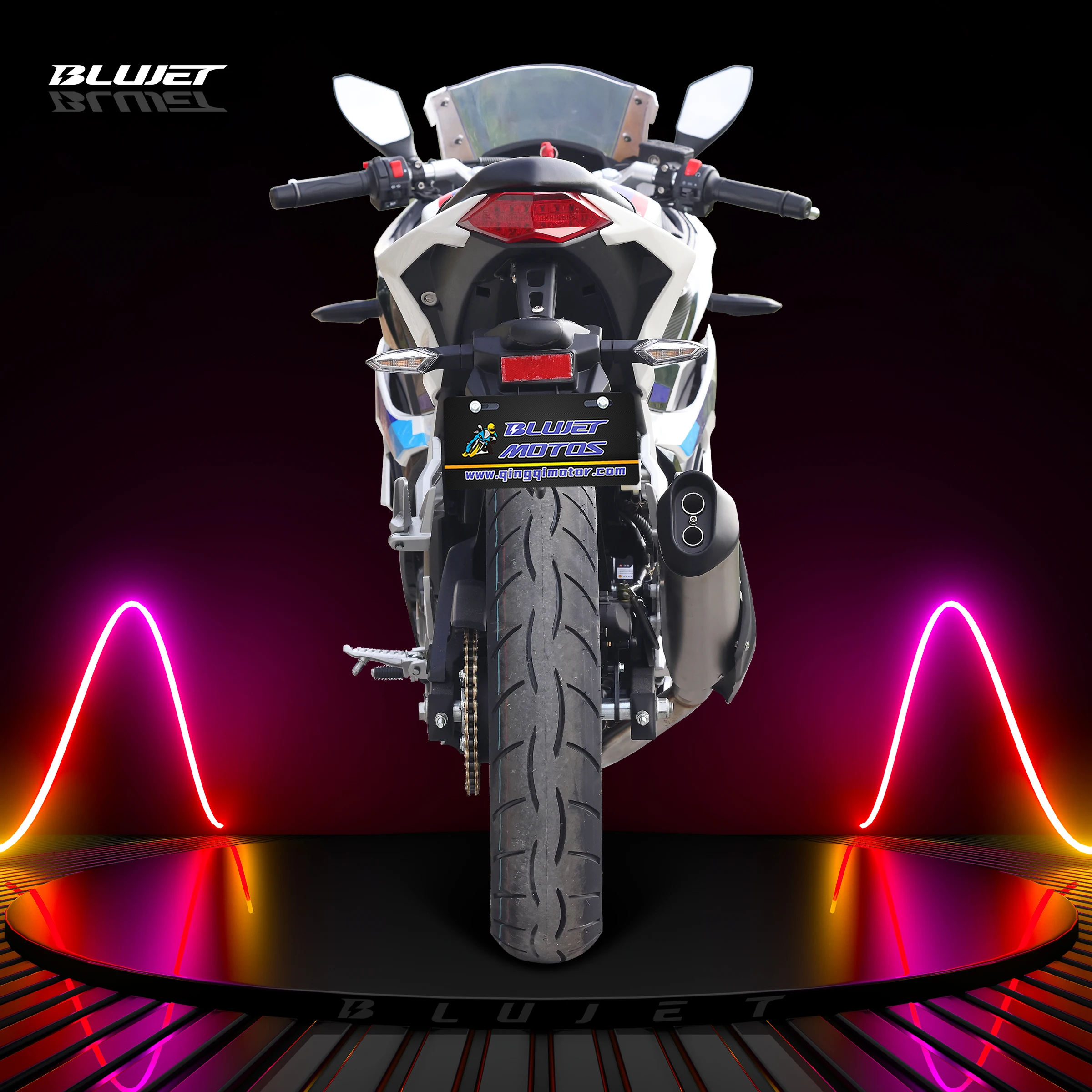 BMVV type sport street race motorcycle GS1200S similar model with 200cc 250cc balanced engine LED lights digital meter