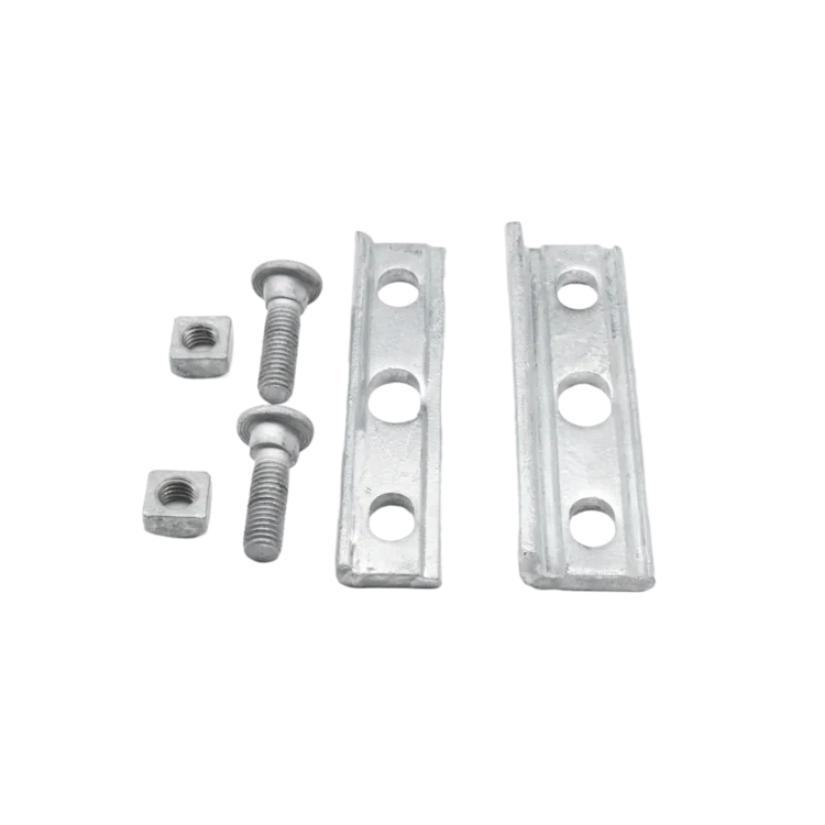 Manufacture Factory Sell OEM/ODM Accepted Pole Line Hardware 3 Botls Messenger Suspension Cable Clamp
