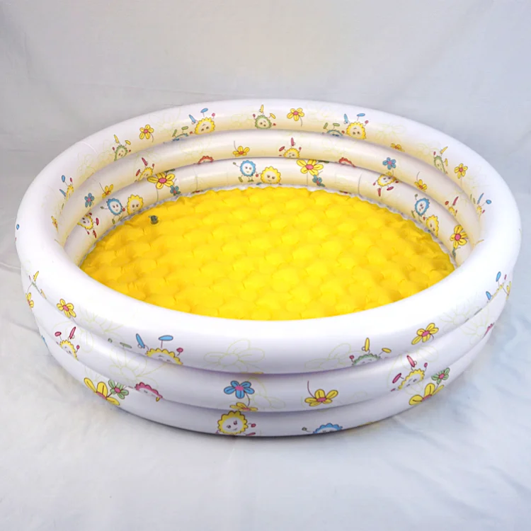 3 Rings Kiddie Pool for Toddler Kids Donut/Flower/Ocean life inflatable water pool for kids paddling pool for pet dogs