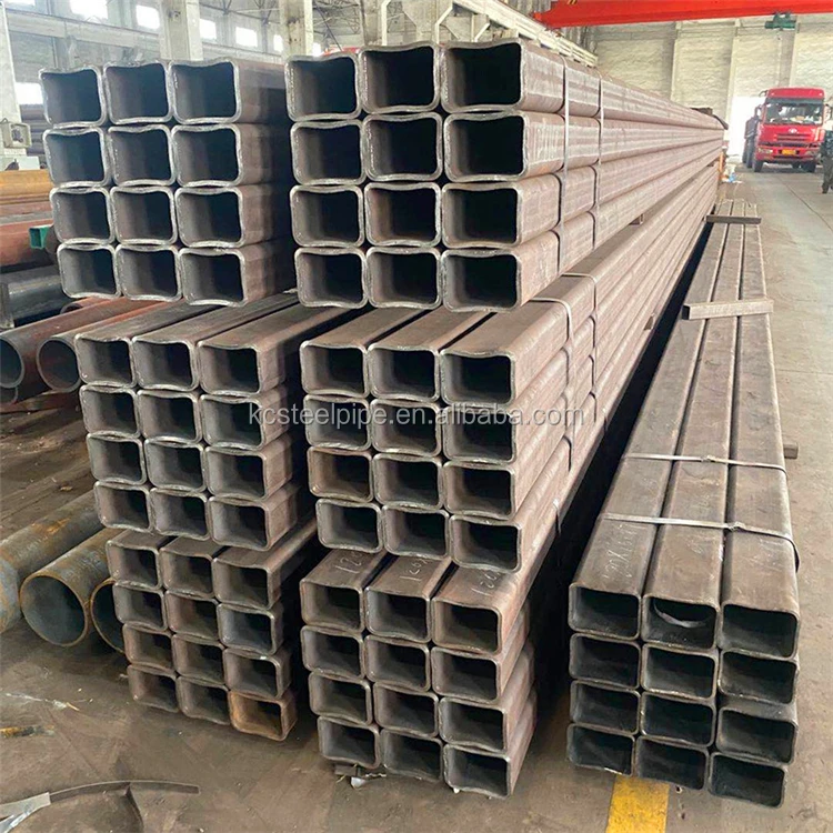 q235b a53 a106b ERW square tube/pipe price carbon steel tube for construction structure