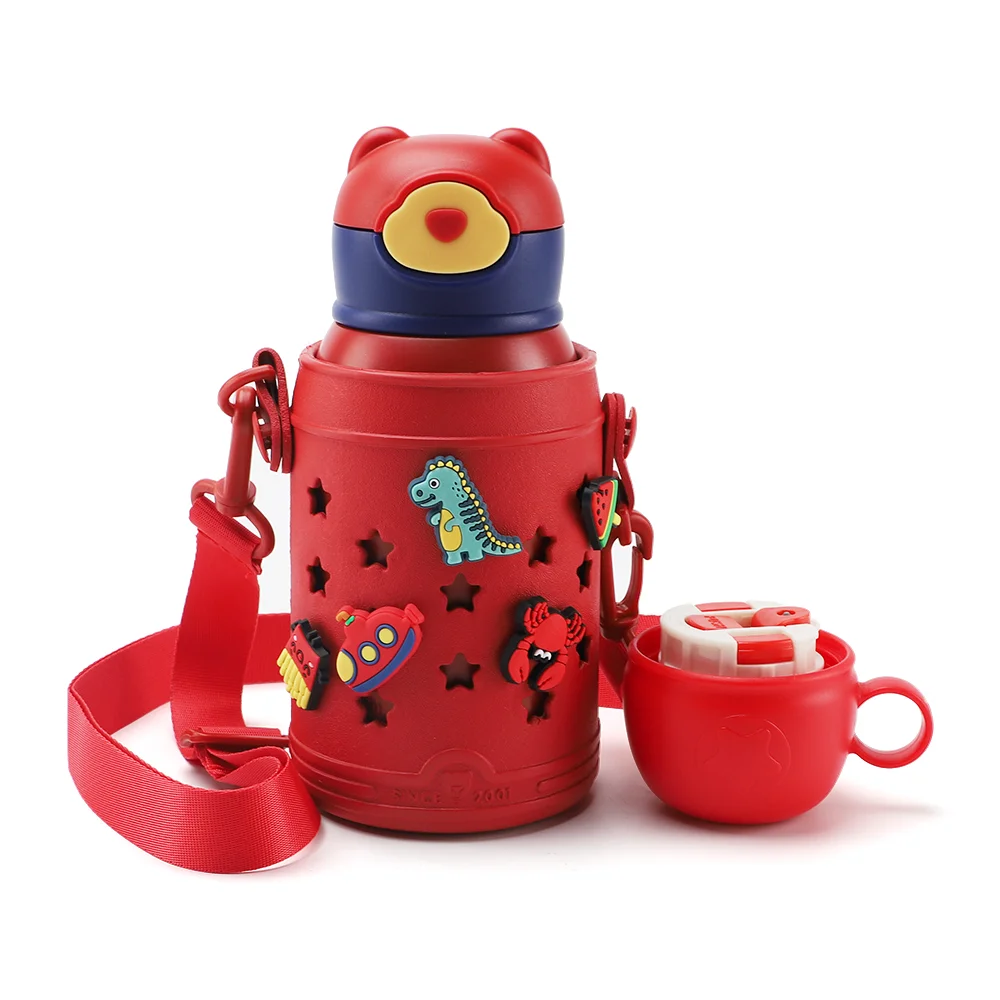 High Quality Double Wall 304 Stainless Steel for kids Insulated Portable Flask Thermos with Bag