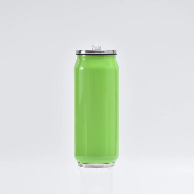 Creative stainless steel water bottle 500ml soda can insulation cup 304 vacuum insulation and cold insulation cup office
