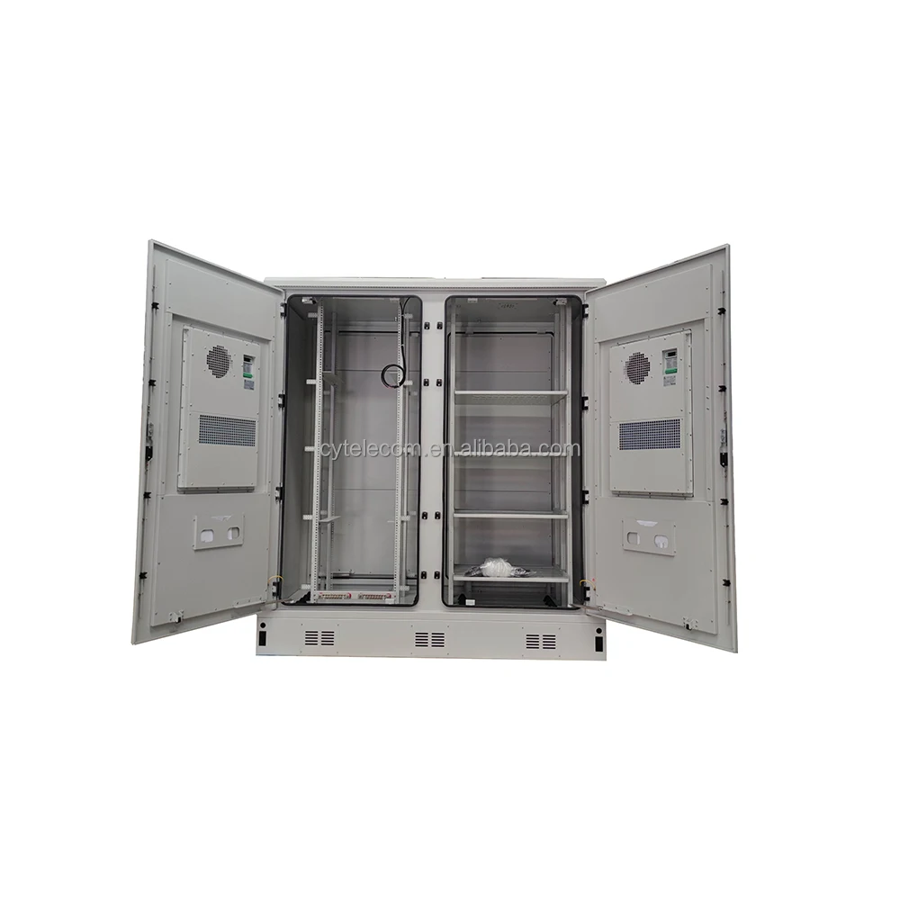 Manufacturer Outdoor Telecom cabinet 30U 42U Waterproof Telecom Equipment outdoor battery cabinet IP65 IP55