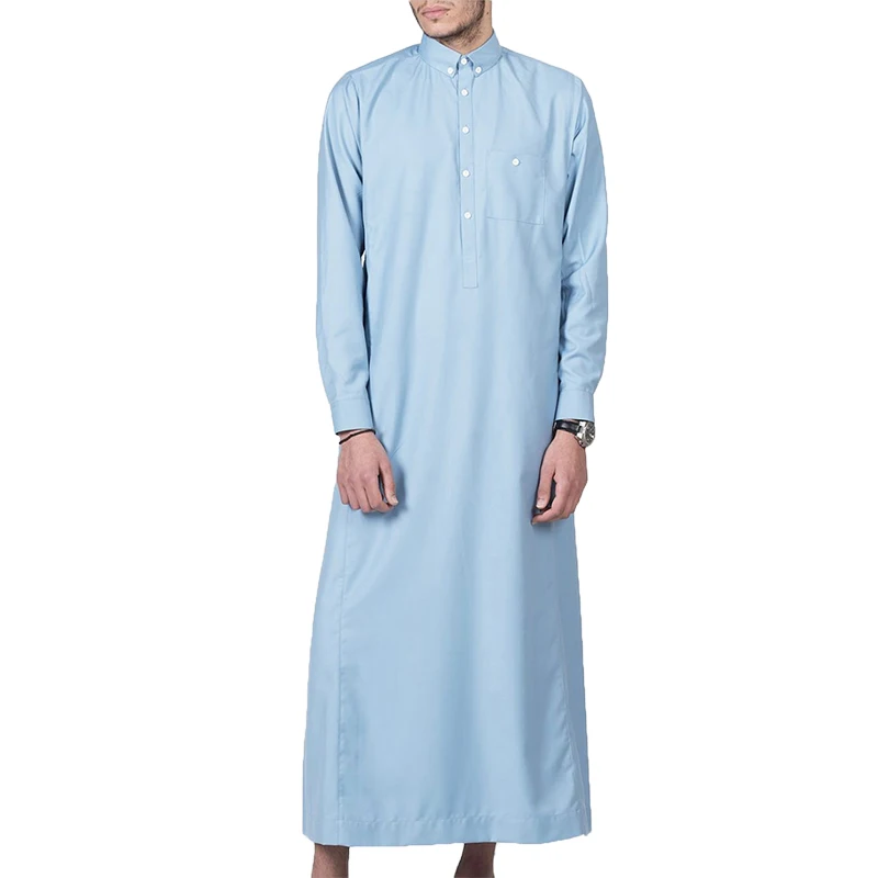 Hot sale  newest wholesale  Low MOQ 48*150D accepted washing plain dyeing woven 100 spun polyester fabric arab thobe fabric arab