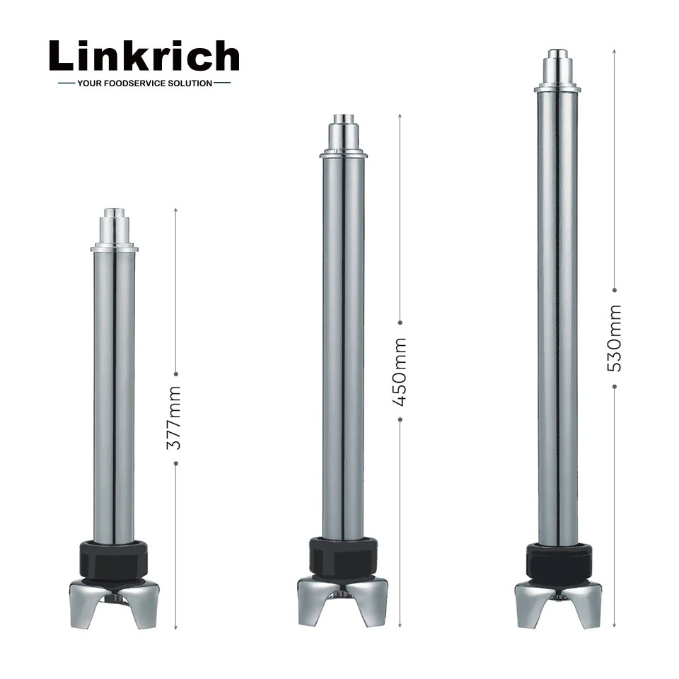 Linkrich New Commercial Electric Immersion Blender Variable Speed Multi-Purpose Stick Blender for Bakery for Mixing Flour