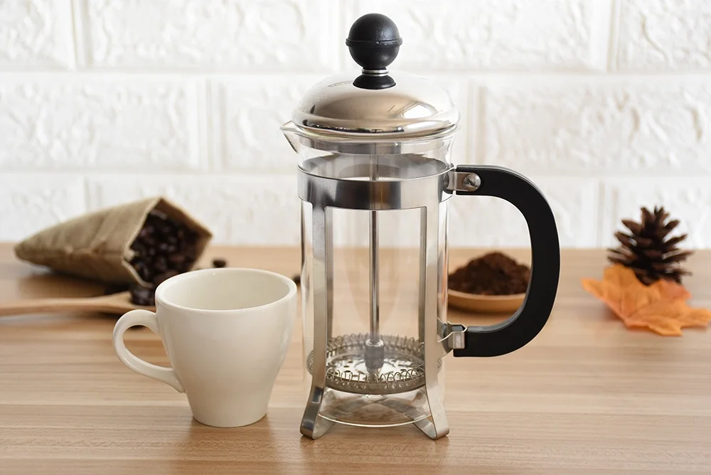 
manual tea pot french press custom color french press coffee maker 