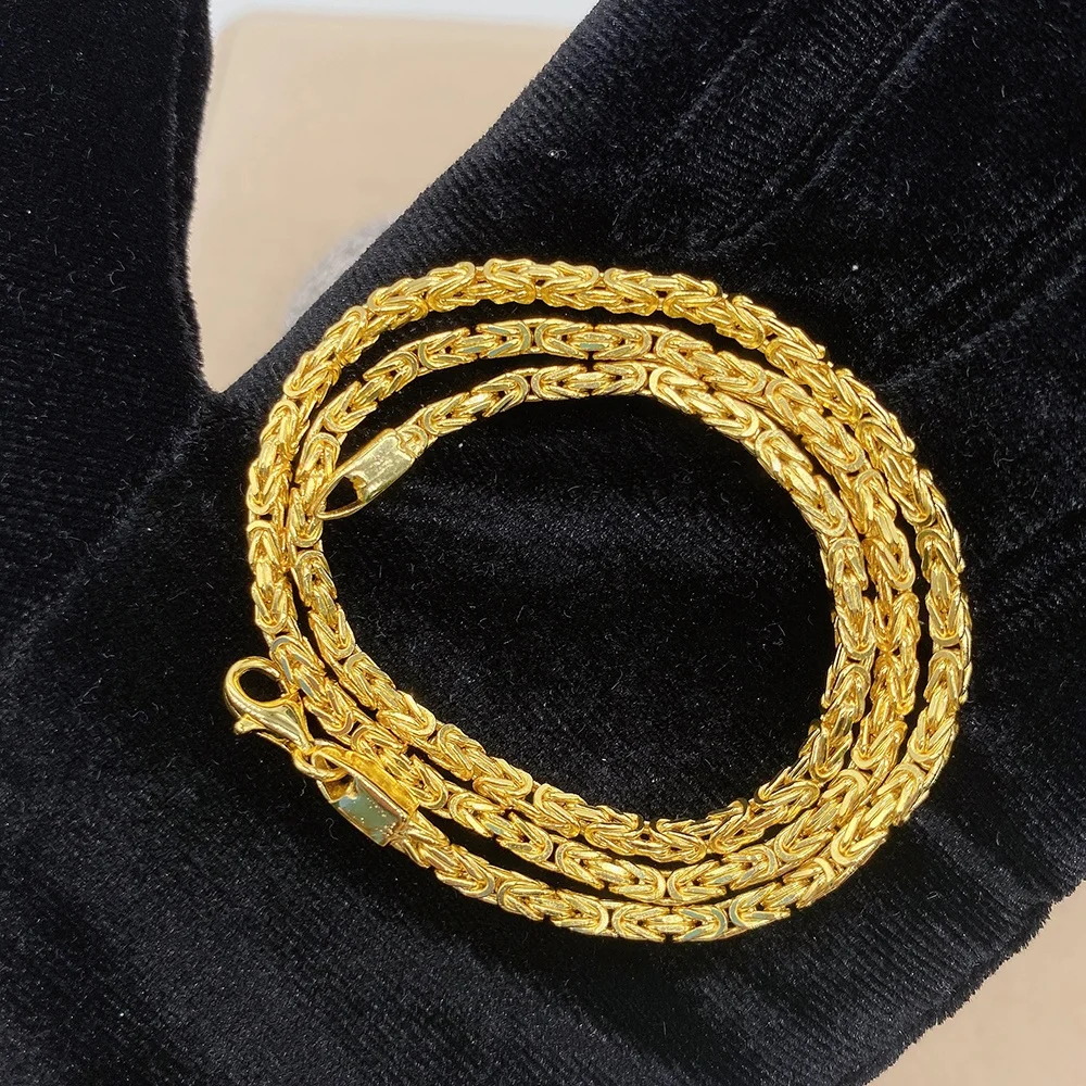 New product hip hop men women 925 sterling silver choker necklace pendant rope chain new silver chain