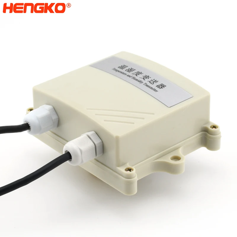  2%RH temperature and humidity transmitter with exchangeable sensor probe for cleanrooms / light industrial