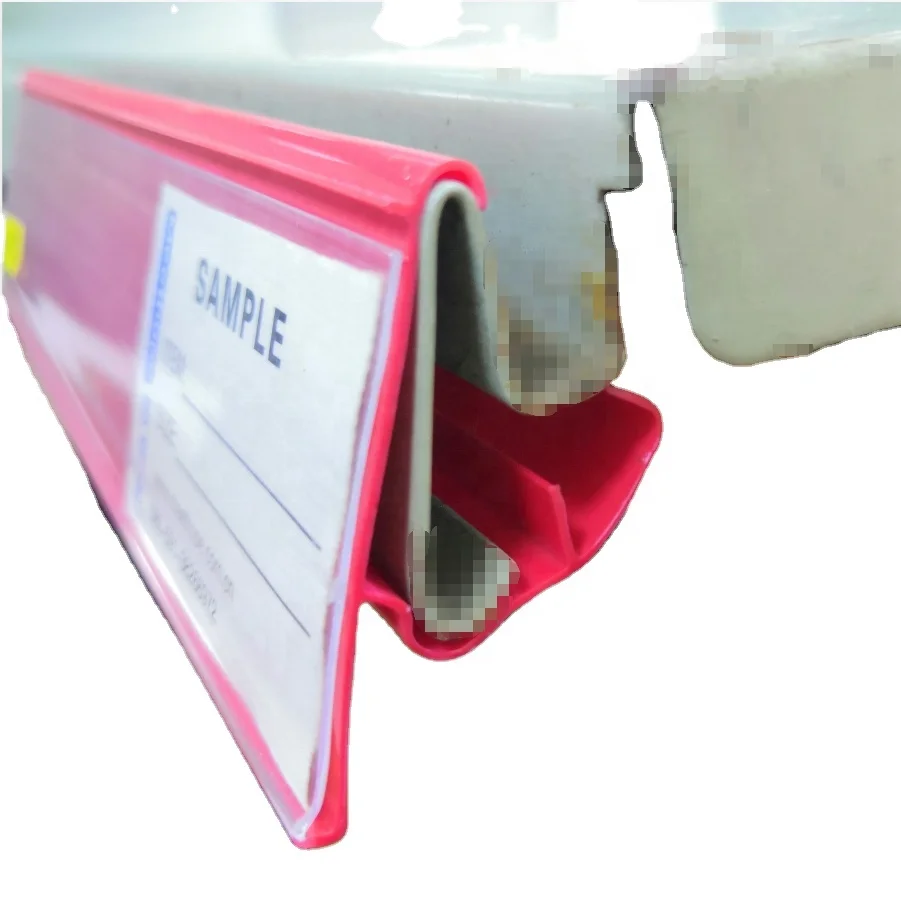 Meethope Plastic Extrusion display supermarket 30mm H Tego shelf data strip label holder