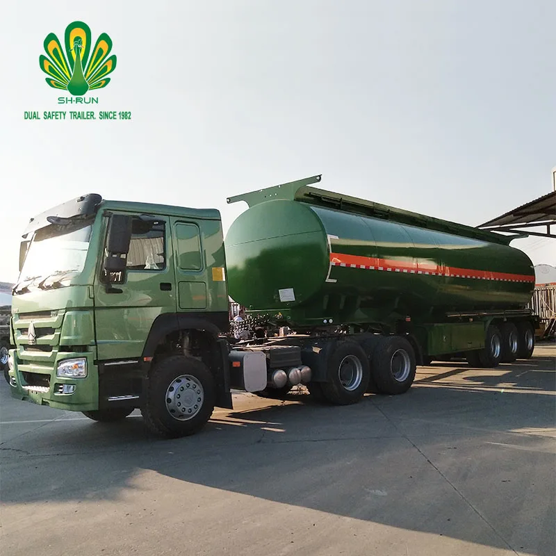 35 cubic capacity liquid transportation special tank semi-trailer