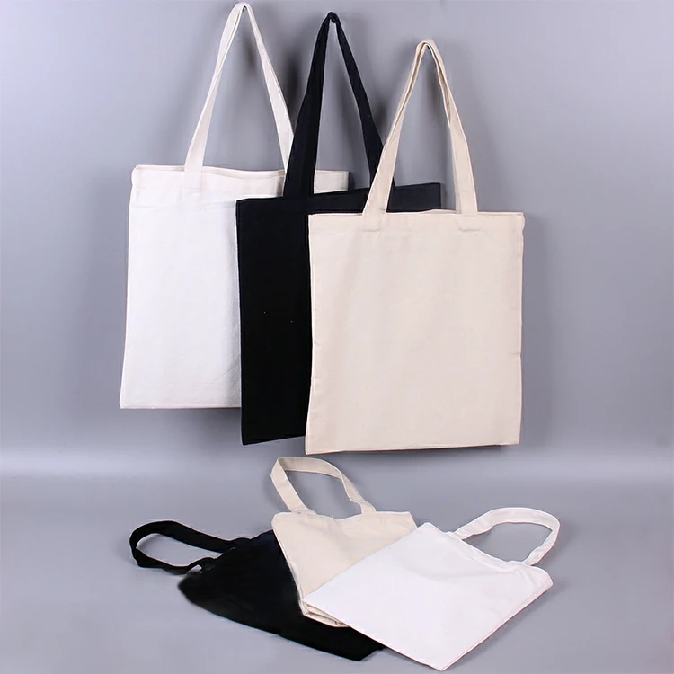 Canvas bull denim tote bag with handle