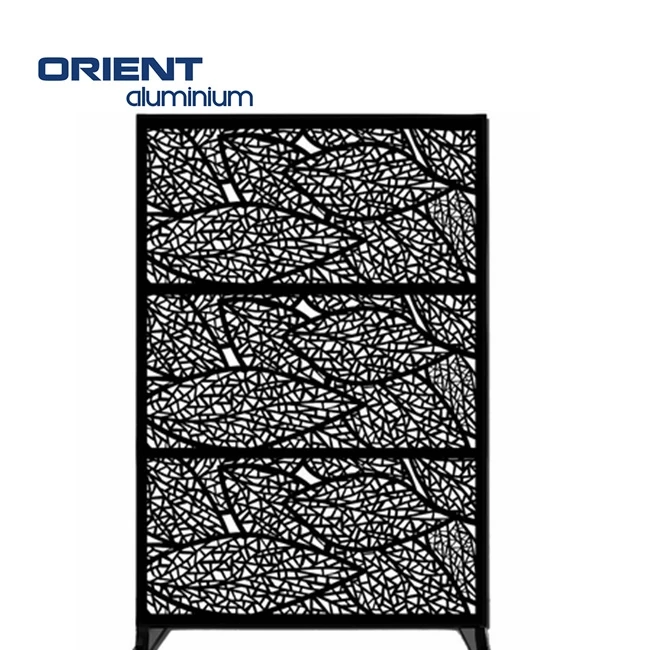 Sliding separator soundproof divider salon laser cut patio partition dividing wall separators outdoor patio screen panels